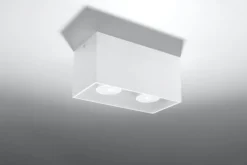 Deckenspot QUAD Weiß - 2x GU10 Fassung - max. 2x40W - exkl. LED's