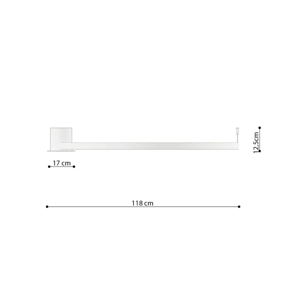 Deckenspot RIO 110 Weiß - 70W - 7820Lm - 3000K Warmweiß