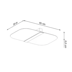 Deckenspot SALIA - 2x G9 Fassung - max. 2x40W - exkl. LED's