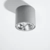 Deckenspot TIUBE Grau - 1x GU10 / ES111 Fassung - max. 40W - exkl. LED's