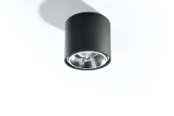 Deckenspot TIUBE Schwarz - 1x GU10 / ES111 Fassung - max. 40W - exkl. LED's