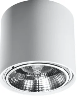 Deckenspot TIUBE Weiß - 1x GU10 / ES111 Fassung - max. 40W - exkl. LED's