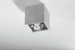 Deckenspot VALDE Beton - 1x GU10 Fassung - max. 40W - exkl. LED's