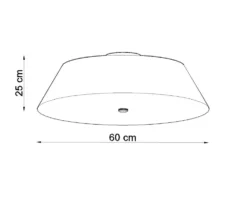 Deckenspot VEGA 60 Schwarz - 5x E27 Fassung - max. 5x60W - exkl. LED's