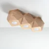 Deckenspot WOODY 3 Holz Natur - 3x GU10 Fassung - max. 3x40W - exkl. LED's