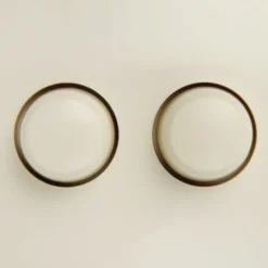 Duo Abdeckung BERKER S1 - für Dimmer - inkl. Drehknöpfe - Creme