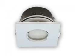 Einbaurahmen - Chrom - Sägegröße - 73mm - exkl. LED Spot