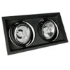 Einbaurahmen Maxi DUE - GU10 AR111 - exkl. LED Spot - Mattschwarz