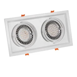 Einbaurahmen Maxi DUE - GU10 AR111 - exkl. LED Spot - Weiß