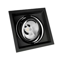 Einbaurahmen Maxi UNO - GU10 AR111 - exkl. LED Spot - Mattschwarz