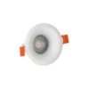 Einbaurahmen Weiß rund - geeignet für 1 LED GU10 Spot - exkl. LED Spot