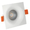 Einbaurahmen Weiß viereckig - geeignet für 1 GU10 LED Spot - exkl. LED Spot