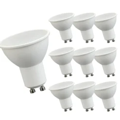 10er Pack - LED GU10 Strahler 6W 6400K Tageslichtweiß entspricht 40W