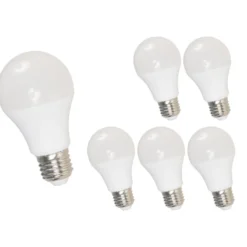 6er Pack - LED Lampe E27- A60 - 7W entspricht 70W - 3000K Warmweiß
