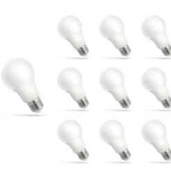 10er Vorteilspack LED Lampe E27- A60 - 8,8W entspricht 100W - 3000K Warmweiß