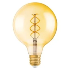 Globus-Glühlampe Gold E27 125 mm 4 W 300 lm 2000 K Dimmbar