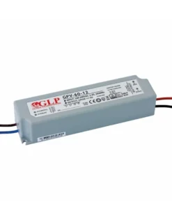 GLP LED Netzteil Transformator - 12V 60W 5A - geeignet für 12V LED Beleuchtung - IP67 wasserdicht