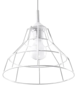 Hängeleuchte ANATA Weiß - 1x E27 Fassung - max. 60W - exkl. LED's