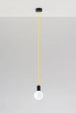 Hängeleuchte EDISON Gelb - 1x E27 Fassung - max. 60W - exkl. LED's