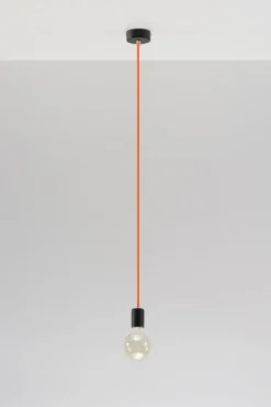 Hängeleuchte EDISON Orange - 1x E27 Fassung - max. 60W - exkl. LED's