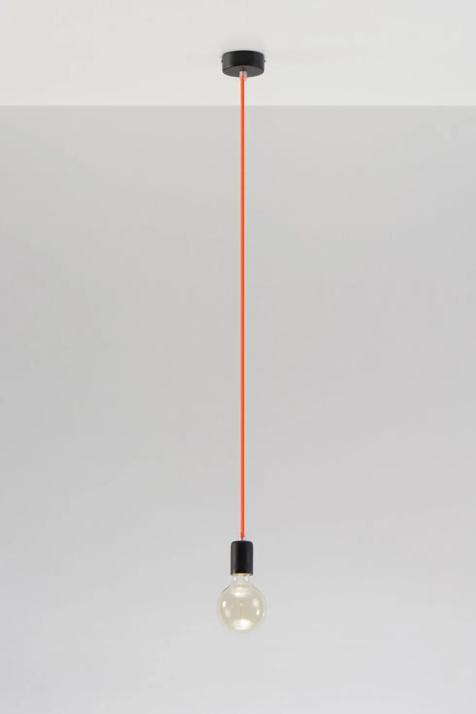 Hängeleuchte EDISON Orange - 1x E27 Fassung - max. 60W - exkl. LED's