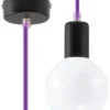 Hängeleuchte EDISON Violett - 1x E27 Fassung - max. 60W - exkl. LED's