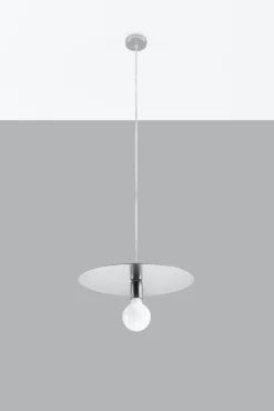 Hängeleuchte FLAVIO Grau - 1x E27 Fassung - max. 60W - exkl. LED's