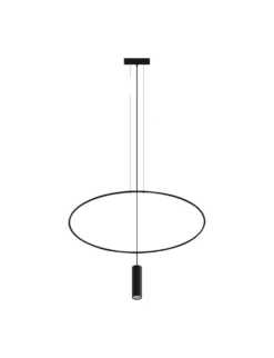 Hängeleuchte HOLAR 1 Schwarz - 1x GU10 Fassung - max. 40W - exkl. LED's