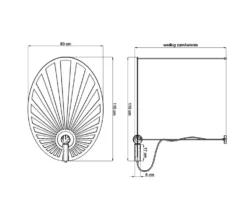 Hängeleuchte LEHDET Weiß - 1x E27 Fassung - max. 60W - exkl. LED's