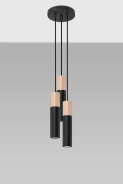 Hängeleuchte PABLO 3P Schwarz - 3x G9 Fassung - max. 3x40W - exkl. LED's