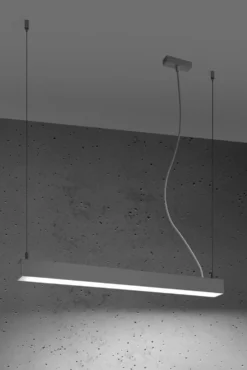 Hängeleuchte PINNE 67 Grau - 17W - 3179Lm - 4000K Neutralweiß