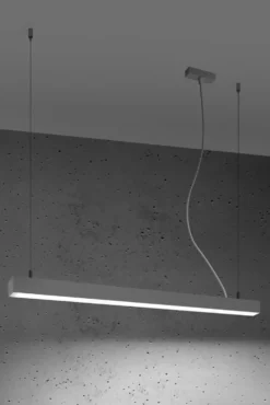 Hängeleuchte PINNE 90 Grau - 25W - 4600Lm - 4000K Neutralweiß