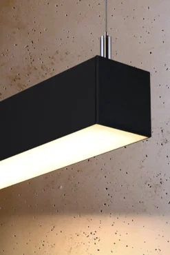 Hängeleuchte PINNE 117 Schwarz - 31W - 5100Lm - 3000K Warmweiß