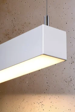 Hängeleuchte PINNE 90 Weiß - 25W - 4600Lm - 3000K Warmweiß