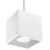 Hängeleuchte QUAD 1 Weiß - 1x GU10 Fassung - max. 40W - exkl. LED's