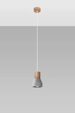 Hängeleuchte QUBIC Grau - 1x E27 Fassung - max. 60W - exkl. LED's