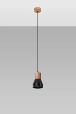 Hängeleuchte QUBIC Schwarz - 1x E27 Fassung - max. 60W - exkl. LED's