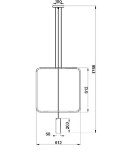 Hängeleuchte RANA 1 Schwarz - 1x GU10 Fassung - max. 40W - exkl. LED's
