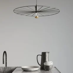 Hängeleuchte SIRKEL 45 Schwarz - 1x E27 Fassung - max. 60W - exkl. LED's