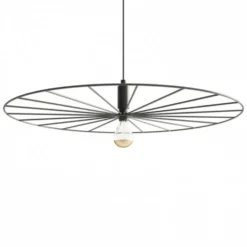 Hängeleuchte SIRKEL 60 Schwarz - 1x E27 Fassung - max. 60W - exkl. LED's