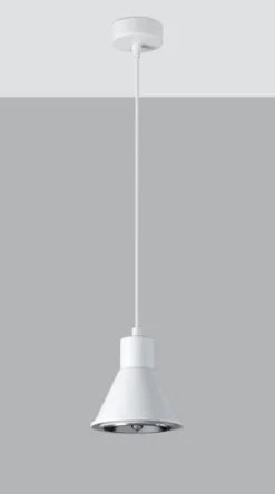 Hängeleuchte TALEJA 1 Weiß - GU10 AR111 Fassung - exkl. LED's