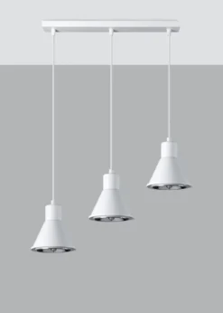 Hängeleuchte TALEJA 3 Weiß - GU10 AR111 Fassung - exkl. LED's