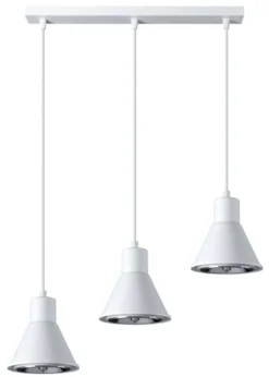 Hängeleuchte TALEJA 3 Weiß - GU10 AR111 Fassung - exkl. LED's