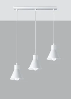 Hängeleuchte TALEJA 3 Weiß - 3x E27 Fassung - max. 3x60W - exkl. LED's