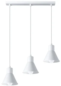 Hängeleuchte TALEJA 3 Weiß - 3x E27 Fassung - max. 3x60W - exkl. LED's