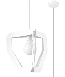 Hängeleuchte TRES Weiß - 1x E27 Fassung - max. 60W - exkl. LED's