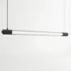 Hängeleuchte VALO Schwarz - 1x T8 Fassung - max. 14W - exkl. LED's