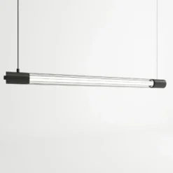 Hängeleuchte VALO Schwarz - 1x T8 Fassung - max. 14W - exkl. LED's