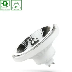 LED AR111 GU10 230V – 12W – 3000K Warmweiß – 45° Abstrahlwinkel