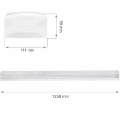 LED Armatur Prisma 120cm IP44 40W entspricht 400W 4000K Neutralweiß - 5 Jahre Garantie